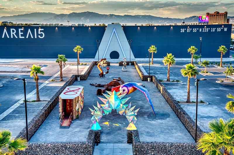 Area 15 Las Vegas kids immersive experience party bus